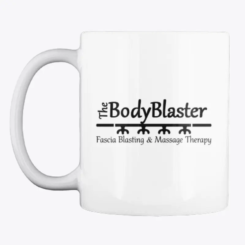 The BodyBlaster coffee mug